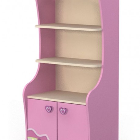 Шкаф книжный-4 Pink