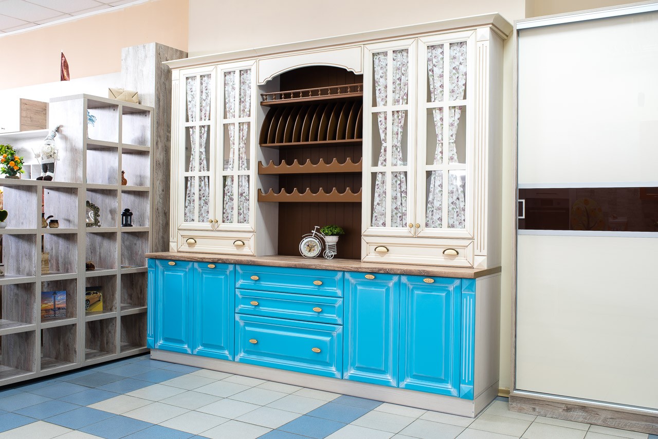 Кухня Прованс голубая
